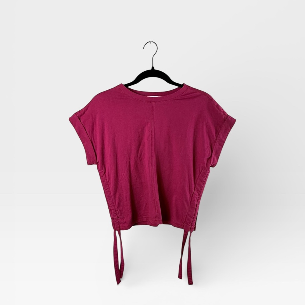 Sam‎ Edelman Magenta Side Ruching and ties Size Small (H)